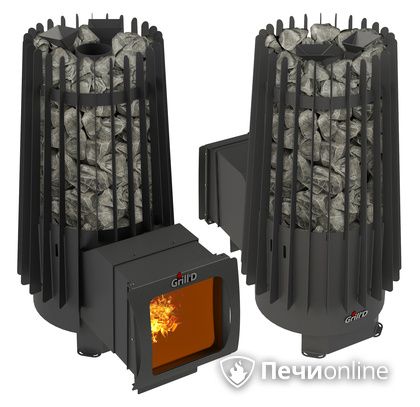 Дровяная печь-каменка GrillD Cometa Vega 180 window long Max в Курске