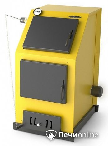 Твердотопливный котел TMF Оптимус Электро 25кВт АРТ ТЭН 6кВт желтый в Курске