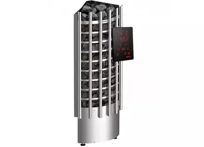 Электрокаменка для сауны Harvia Glow Corner TRC70XE c цифровой панелью управления в Курске