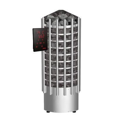 Электрокаменка для сауны Harvia Glow Corner TRC90XE c цифровой панелью управления в Курске