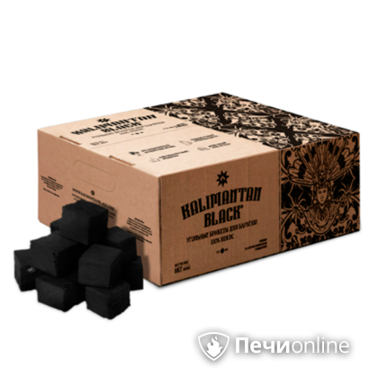  Kalimantan Black Кокосовый уголь для барбекю, 8кг в Курске